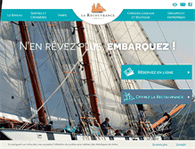Tablet Screenshot of larecouvrance.com